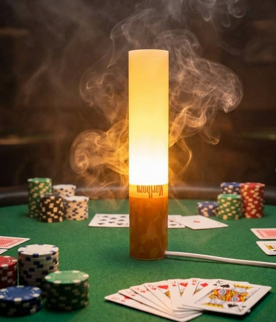 Retro Mini Marlboro Glow Table  Lamp – 30cm Desk Lamp