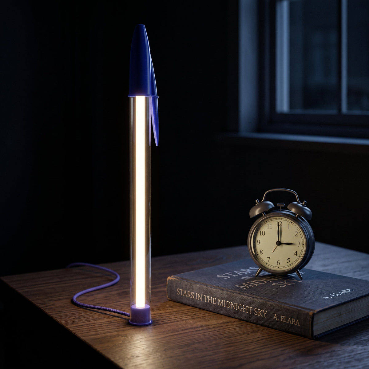 Giant BIC pen lamp pop art floor lamp